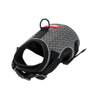 China OEM Custom Stylish Breathable Adjustable Mesh Reflective Dog Harness Padded Vest for sale