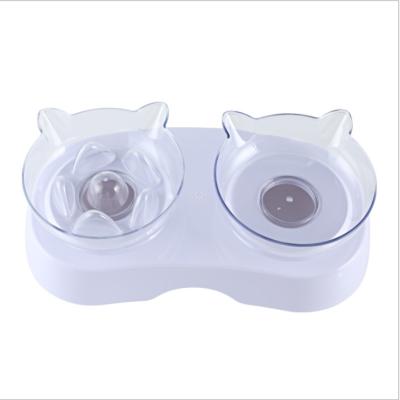 China Stocked 2021 Hot Design Bowl Cat Water Food Cat Pet Bowls Eco - Friendly Material Feeder for sale