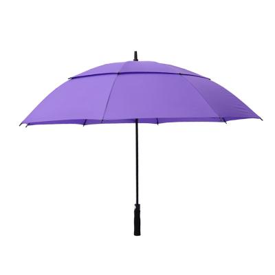 China Car Minimalist Logo Gift Business Logo Printing Umbrella Golf Double-Layer Long Handle Umbrella To Increase Reinforcement Straight Umbrella for sale