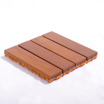 China diy outdoor deck pool deck garden patio modern wooden deck tile interlocking outdoor ipe deck tiles for sale