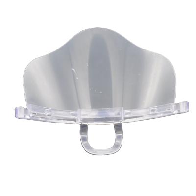 China Eco-friendly Transparent Safety Easily Cleaned Plastic Mouth Shield For Restaurant Mouthmask for sale