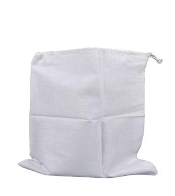 China Eco-friendly Biodegradable Blank Cotton Drawstring Food Grade Packaging Tea Bags With String for sale