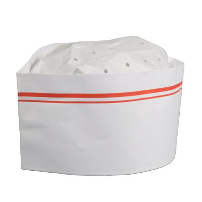 China Eco-friendly High Quality Custom Toque Paper Chef Hat / White Squishy Chef Hat For Restaurant for sale