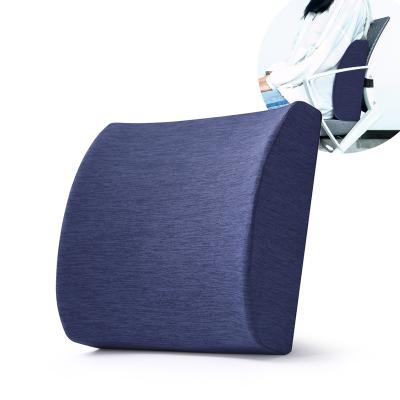 China Ergonomic Comfort Anti-Static Memory Foam Cushion Lumbar Support Orthopedic Back Cushion By Chair for sale