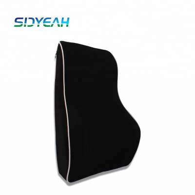 China Used car supply all kinds of adult car cushion memory foam filling black color, bamboo fiber for back magic pillow for sale