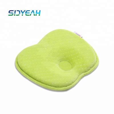 China Adorable Anti-Apnea Apple Memory Foam Bamboo Head Shaping Baby Pillow Kids Head Pillow for sale