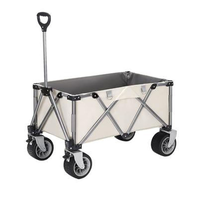 China Easy-carrying 2021 new ideas quad fold style garden cart folding cart from manufacture for sale