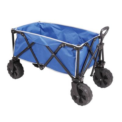 China Folding & large capacity & Easy to Install Fashion Design Folding Steel Hand Carts Carts Outdoor Camping Beach Wagon Cart for sale