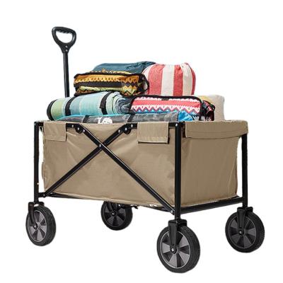 China Foldable; portable unique design hot sale new arrive simple cross flat folding cart eco-friendly for sale