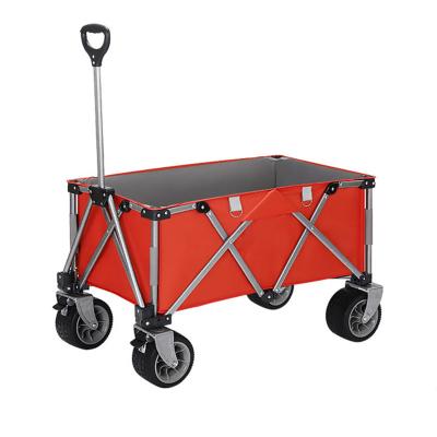 China High Quality Large Load Capacity Folding Beach Cart Easy-Transport Trolley for sale