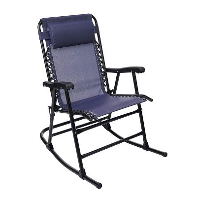 China Foldable; portable promotional good quality creative design durable rocker folding chair for sale