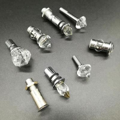 China Aluminum Crystal End Fitting For Fiber Optic Chandelier for sale