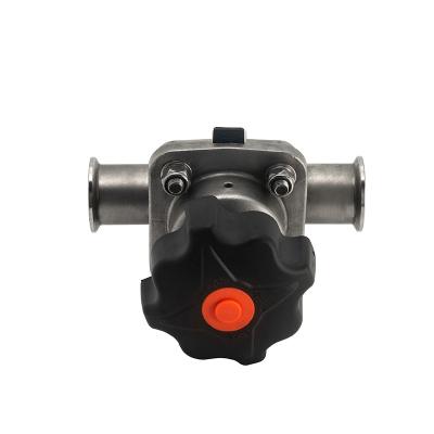 China GMP Small Diaphragm Valves Mini Compressed Air Water Methanol Ethanol Diaphragm Valve for sale