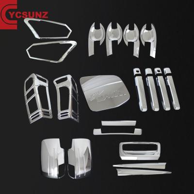 China YCSUNZ Adhesive Tape ABS Full Set Chrome Kits For New 2016 Chrome D-Max Set For 2015 Accessories for sale