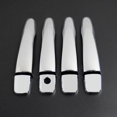 China With 3m stape With 3m stape For 2014 Navara NP300 15 Door Handle Cover Chromed ABS With Key Holes NP300 D23 Accessories for sale