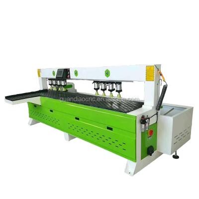 China Solid Wood/MDF/melamine/bolck board woodworking board hole machine /blind automatic side hole wood notching side drilling machine for sale