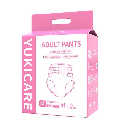 China Disposable OEM adult diaper pull up adult pull up pants frrom factory for sale