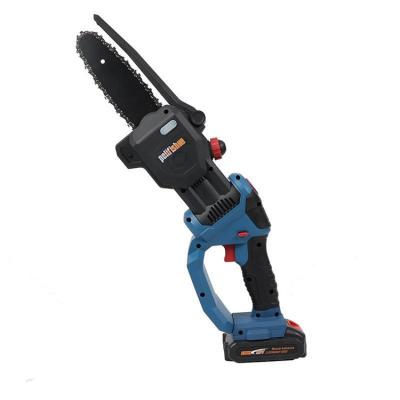 China Wholesale Handheld Electric 21V/4Ah Lithium Chainsaw Manufacturer Anti-Slip Battery Powered Chainsaw for sale