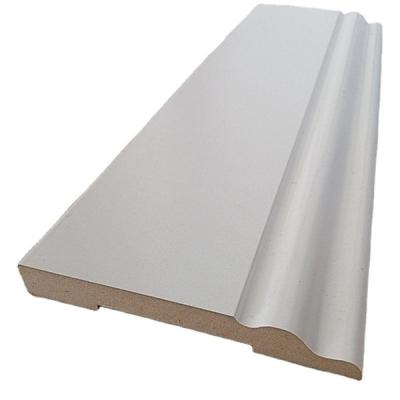 China Modern Competitive Price Skirting Board7# 120*15 Coating MDF Fire Retardant Skirting Board for sale