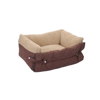 China New Breathable Pet Small and Medium Pet Bed Sofa Cushion Cat Mattress Flap Winter Warmth Fin Pet Nest for sale