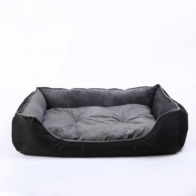 China Breathable Rectangular Coral Fleece Pet Bed Wholesale Prices Super Soft Short Plush Pet Bed For Cats And Dogs for sale