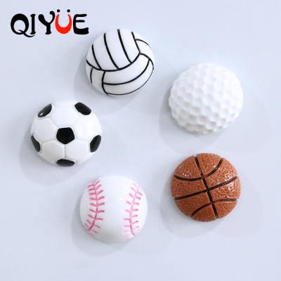 China Universal Cartoon Ball Series DIY Jewelry Accessories 3D Resin Fridge Magnets for sale