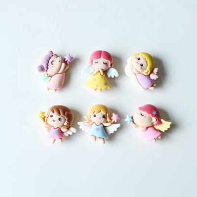 China QIYUE Universal Online Sale 3d Cute Cartoon Little Angel Resin Fridge Magnet for sale