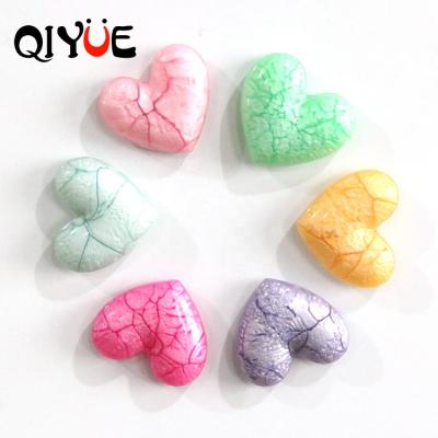 China Universal Qiyue DIY Accessories 3d Fridge Magnet Symphony Hog Split Heart Shaped Resin Fridge Magnet for sale