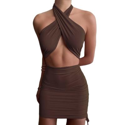 China Anti-Static Promotional Sexy Bodycon Club Dress Bandage Dress Hollow Out Women Jumpsuits for sale