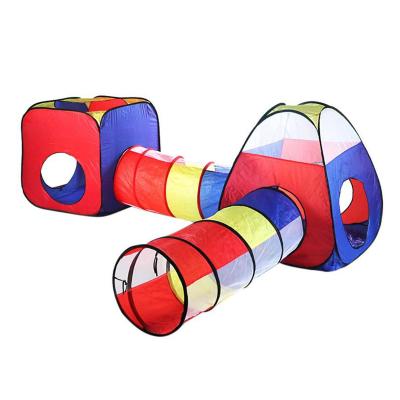 China Soft Funny Children Toy Wholesale Children's Combo Play Tunnel Indoor Tent Set For Children for sale