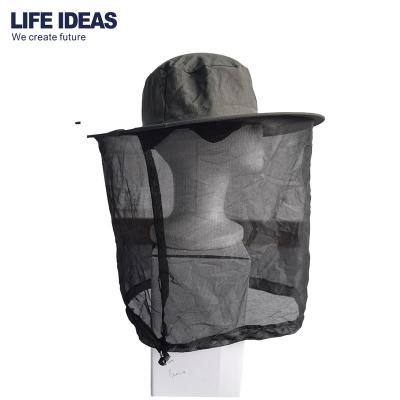 China Wholesale Portable Folded Mosquito Net Hat/Outdoor Fishing Hat With Mosquito Net for sale