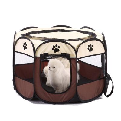 China Hot Sale Breathable Outdoor Animal Dog Tent Waterproof Breathable Foldable Pet Tent for sale