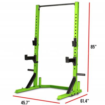 China Modern Wholesale Power Adjustable Weightlifting Equipment Gym Fitness Folding Squat Rack for sale