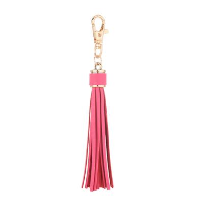 China Wholesale Decorative Stores Color Matching Leather Tassel Fringe For Garment Accessories Fashion Tassel Key Chain For Bag zu verkaufen