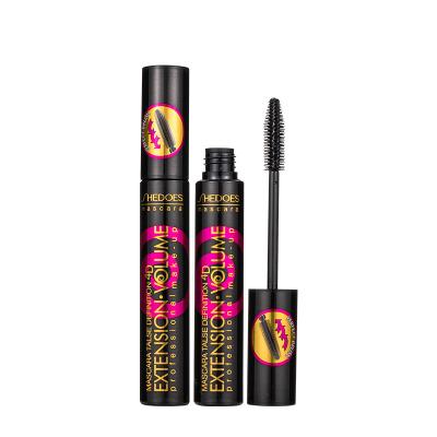 China Shedoes Vegan Mascara Private Label 4d Fiber Lash Water Resistant High Quality Long Lasting Silk Mascara for sale