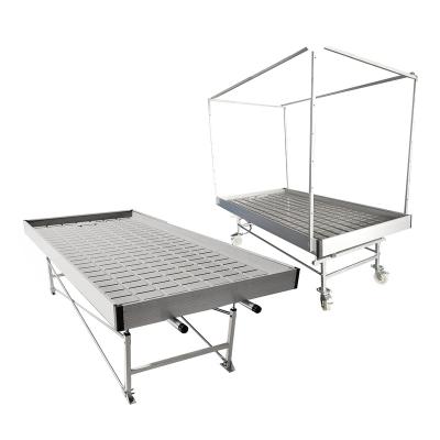 China Mobile Wholesale Greenhouse Hydroponic Growing Tables For Plants Nursery Commercial Seed Rolling Table Top Benches For Sale for sale