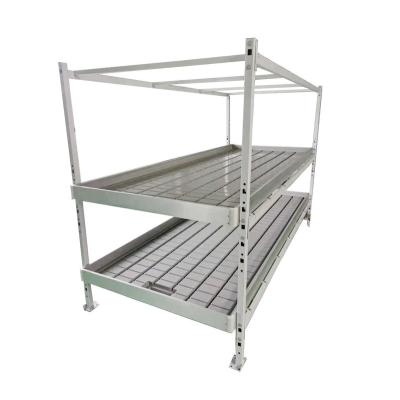 China Wholesale Custom Movable Size Grow To Bed Table Ebb & Flow Flood Trays Rolling Bench Hydroponic Table for sale