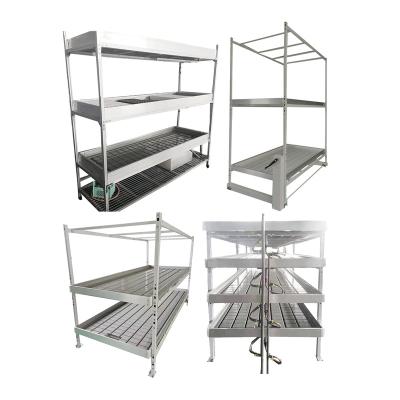 China High Quality ABS Tray Rolling Benches And Tables ABS Table Ebb and Flow Tables for Tray Rolling Benches Greenhouse for sale