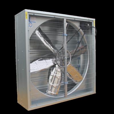 China Grows Greenhouse Farm Wall Mounted Poultry Swinged Drop Hammer Fan Ventilation Industrial Exhaust Fan With Shutter for sale