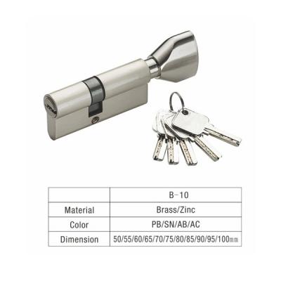 China 75mm brass 30/45 single opening cylinder Ollie good quality hot sale lock cylinder for sale