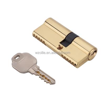 China High Quality Durable Brass Hardware Door Cylinder Security Anti-theft Good Quality Set Door Lock With Keys for sale