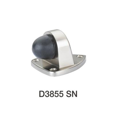 China Best Quality Modern Zinc Alloy Door Stopper Narrower Exterior Door Stopper D3855 Rubber Floor SN for sale