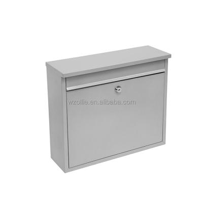 China Wall Mounted High Quality Galvanized Steel Safe Parcel Locking Modern Mail Box Apartment Mailbox for sale