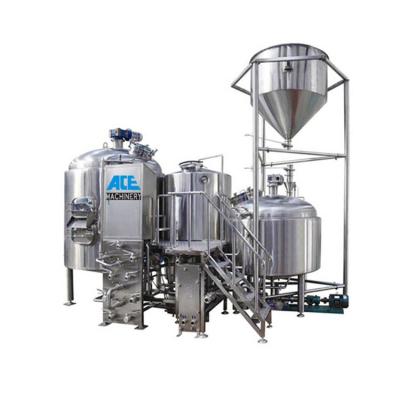 China Red copper chemical bar beer brewing equipment for micro brewery for sale