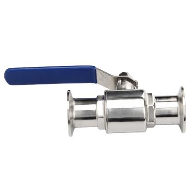 China Beverage Wenzhou Factory 304 316 Stainless Steel Ball Valve 2inch 3inch 4inch Sanitary 3 Way Ball Valve Price for sale