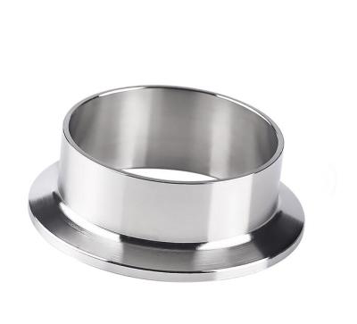 China Pipe Lines Connect New Design Sanitary Stainless Steel Pipe Tri Clamp Fitting 316L Quick Connector Weld Ferrule for sale