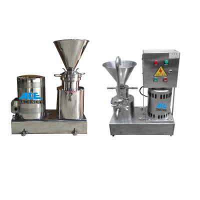 China vegetable processing plant 10-50 kilograms per hour chili sauce colloid mill/peanut butter making machine/tahini colloid grinder for sale