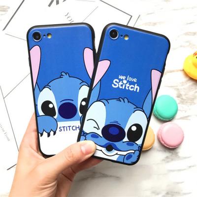 China Shockproof Full Cover TPU Cell Phone Case For iPhone 13 Fashion Stitch Top Cartoon Suitable For iPhone11 12Pro for sale