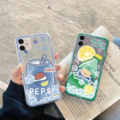 China Full Cover Silicon Cell Phone Shockproof Case For For MI 11 Pro Coke Top Fashion Sprite Suitable For Redmi 9 N0te9s K40 for sale