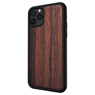 China Full Cover PC+TPU Shockproof Shockproof Mobile Phone Bags Natural Color Wooden Phone Case For iPhone 11 12 13 14 Pro Max for sale